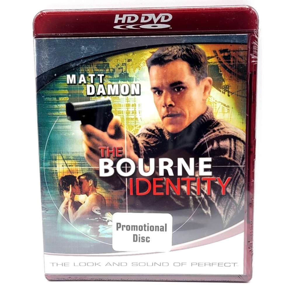 The Bourne Identity HDDVD Promotional Disc Label Matt Damon FACTORY SEALED NEW